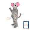 Gray Mouse Mascot Costume