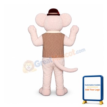 Marty Mouse Mascot Costume