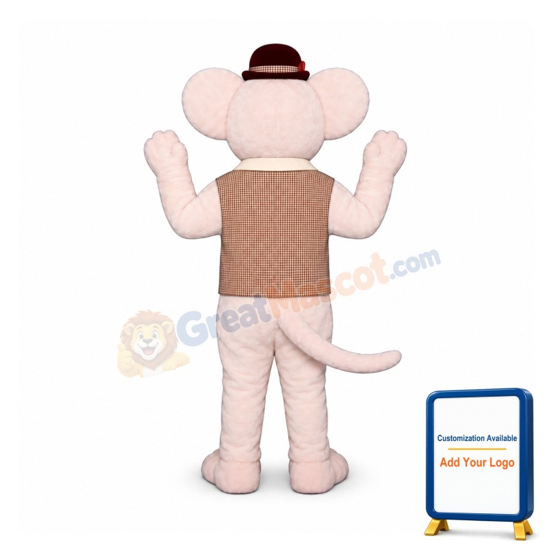 Marty Mouse Mascot Costume