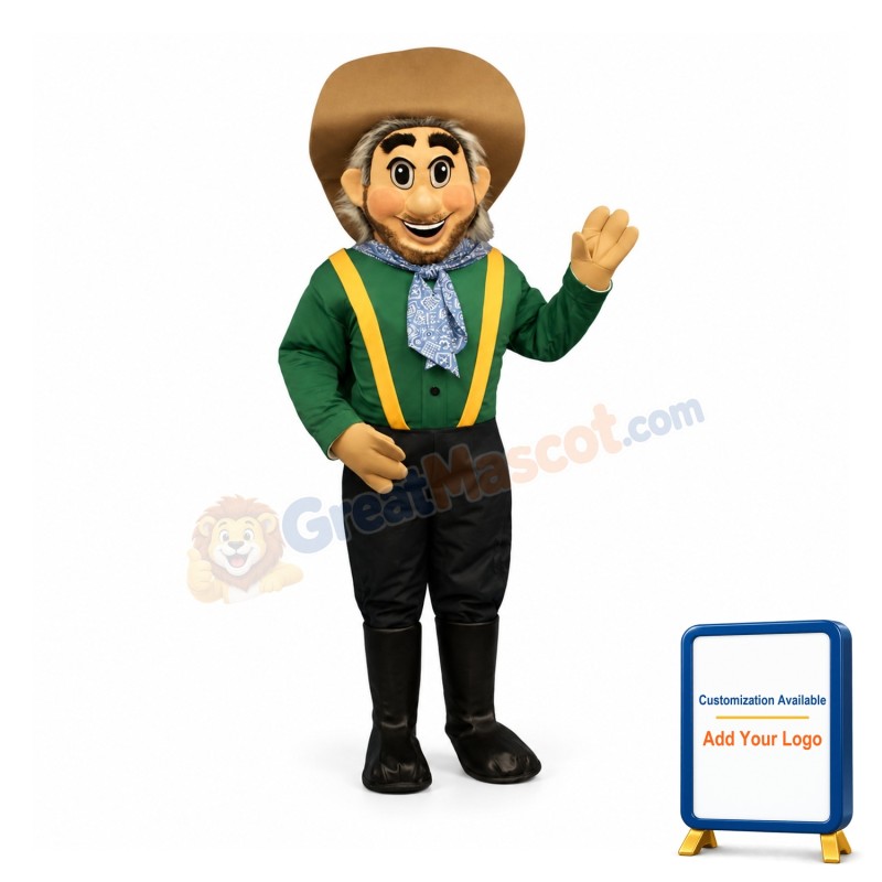 Cowboy Mascot Costume