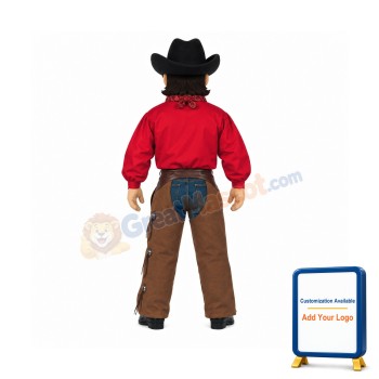 Cute Cowboy Mascot Costume
