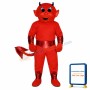 Cute Red Devil Mascot Costume