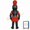 Red Knight Mascot Costume