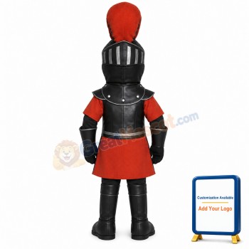 Red Knight Mascot Costume