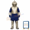 Silver Knight Mascot Costume