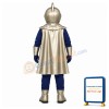 Silver Knight Mascot Costume