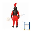 Cute Red Knight Mascot Costume