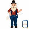 Hillbilly Harold Mascot Costume