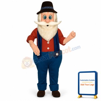 Hillbilly Harold Mascot Costume