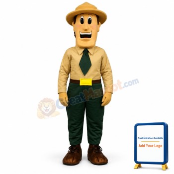 Warden Walt Mascot Costume