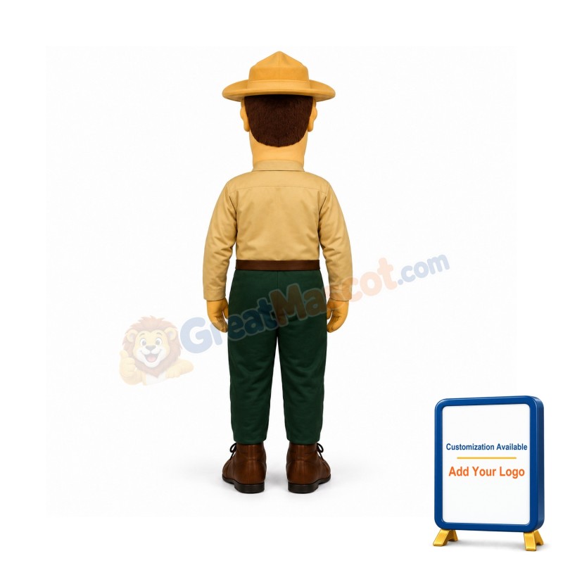 Warden Walt Mascot Costume