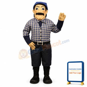 Timber Jack Mascot Costume