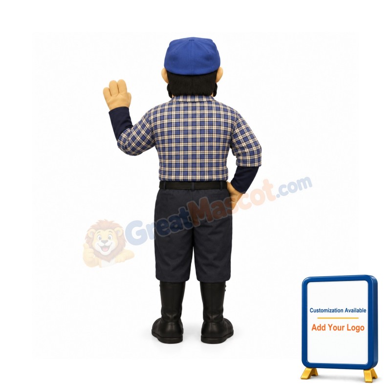 Timber Jack Mascot Costume