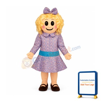 Satin Doll Mascot Costume