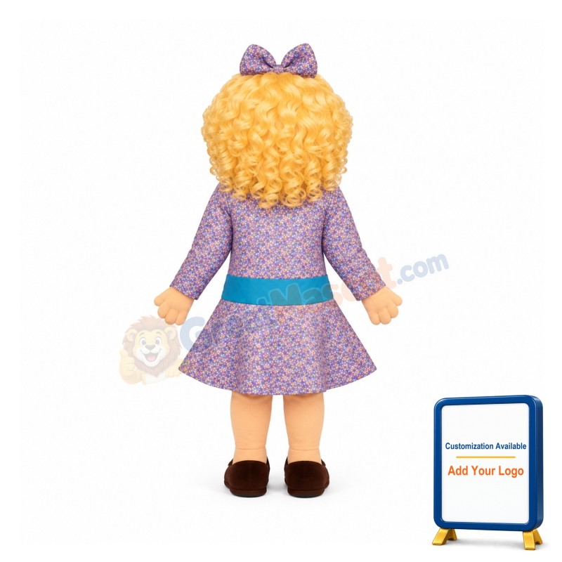 Satin Doll Mascot Costume