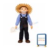 Farm Boy Mascot Costume