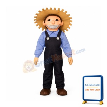 Farm Boy Mascot Costume