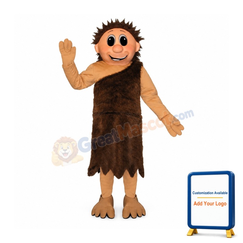 Ned Neanderthal Mascot Costume