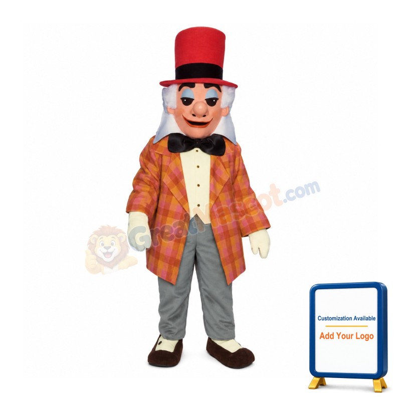 Mad Hatter Mascot Costume