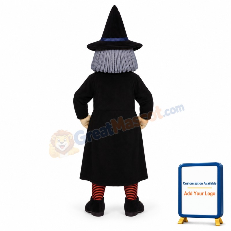 Black Witch Mascot Costume