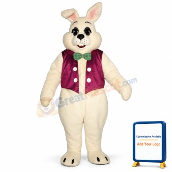 Easter Bunny Vest Mascot Costume