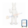 White Bunny Mascot Costume