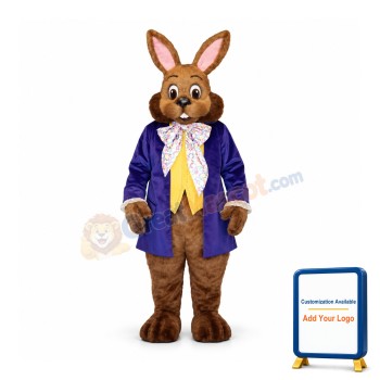 Mr. Brown Bunny Mascot Costume