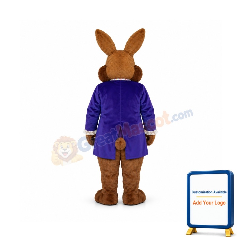 Mr. Brown Bunny Mascot Costume