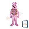 Lavender Louie Vest Bunny Mascot Costume
