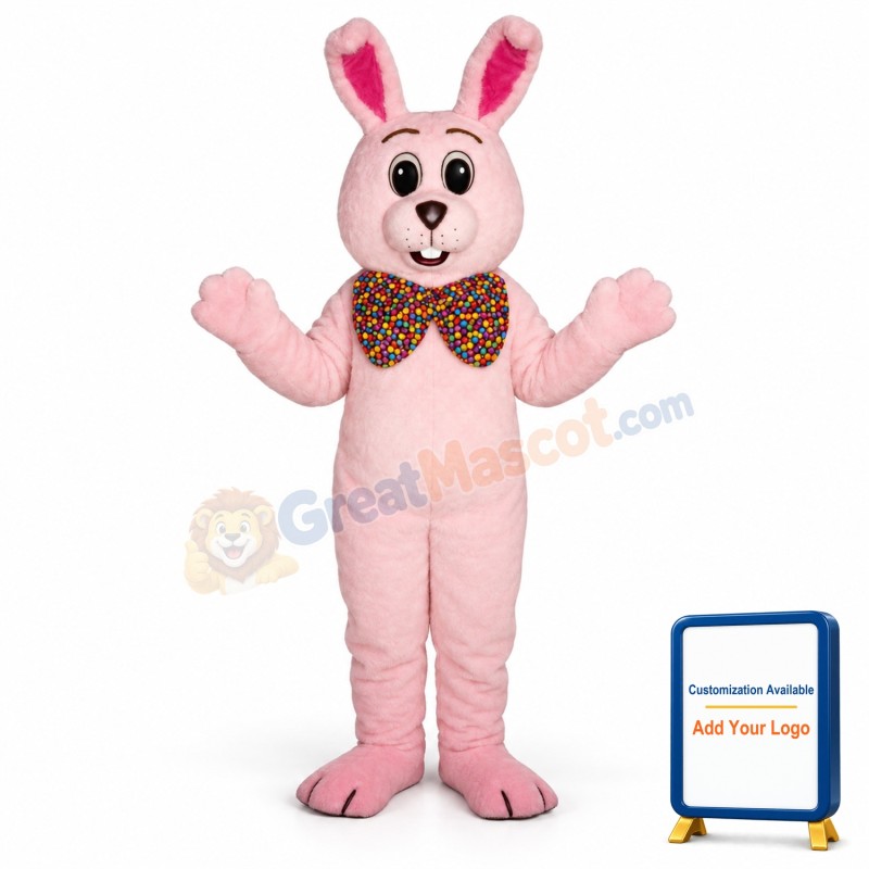 Fat Bunny Mascot Costume