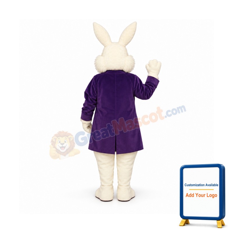 Wendell Rabbit-Purple Mascot Costume