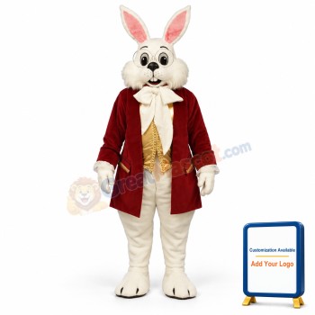 Wendell Rabbit-Red Mascot Costume