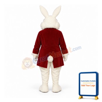 Wendell Rabbit-Red Mascot Costume