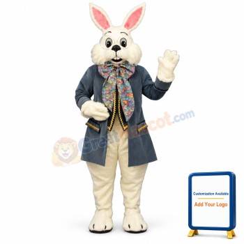 Wendell Rabbit-Blue Mascot Costume