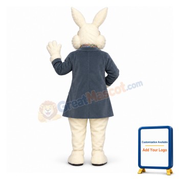 Wendell Rabbit-Blue Mascot Costume