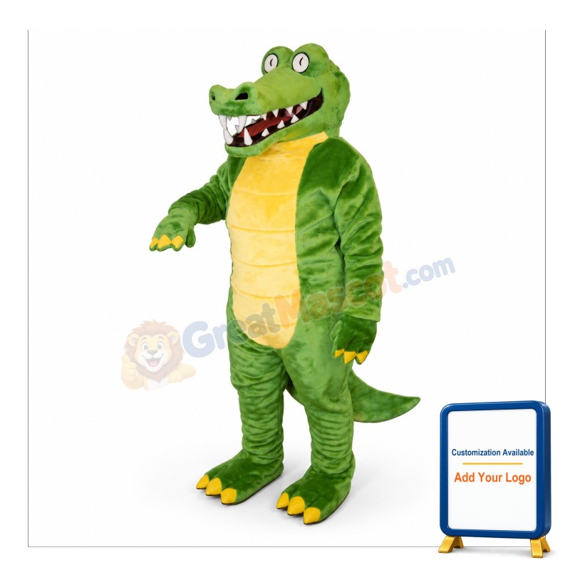 Brawny Gator Mascot Costume