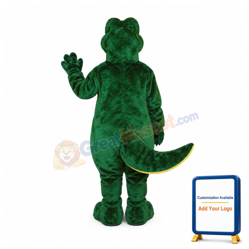 Happy Alligator Mascot Costume