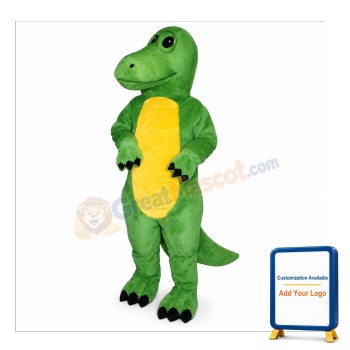 Dino Nerd Mascot Costume
