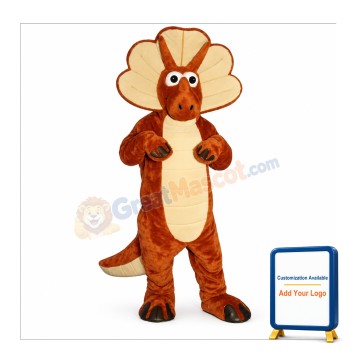 Triceratops Dinosaur Mascot Costume