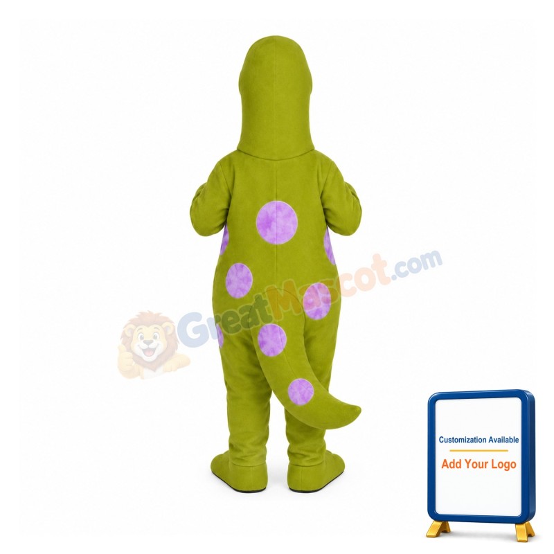 Green Dinosaur Mascot Costume