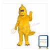 Cute Yellow Dinosaur Mascot Costume