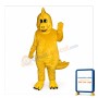 Cute Yellow Dinosaur Mascot Costume