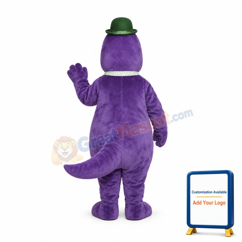 Jake The Saurus Hat Tie Mascot Costume