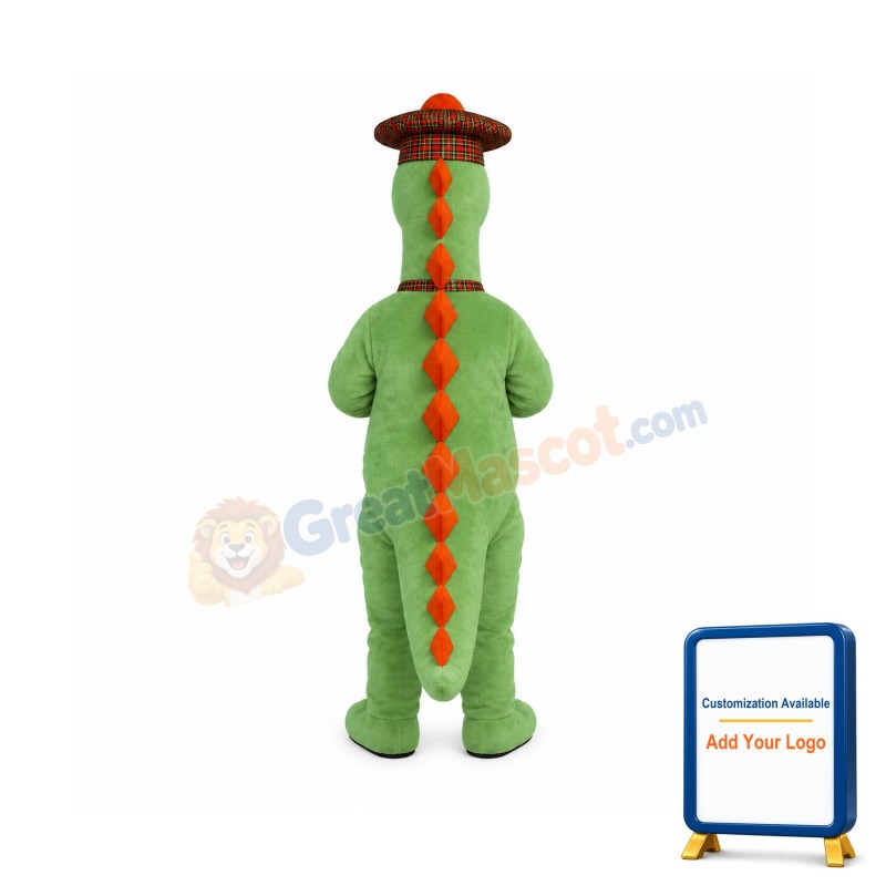 Nessy Dinosaur Hat Mascot Costume