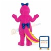 Dinah Dinosaur Bows Mascot Costume