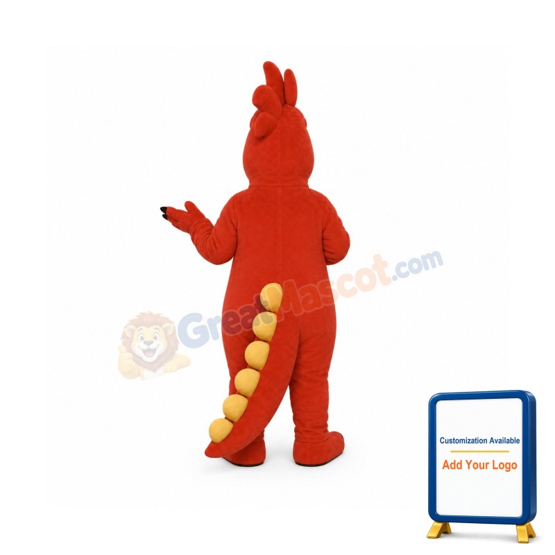 Firedrake Dragon Mascot Costume