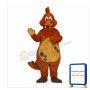 Victor Von Puff Dragon Mascot Costume