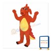 Red Dragon Mascot Costume