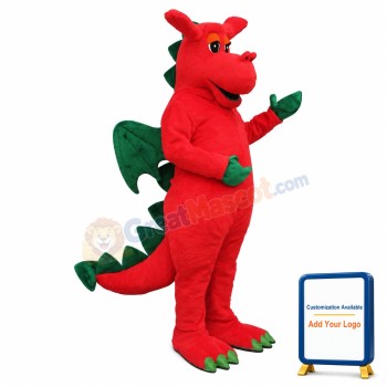 Winged Dragon Mascot Costume