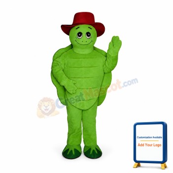 Tommy Turtle Hat Mascot Costume